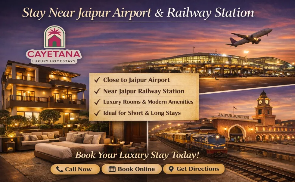Top Luxury Homestay Near Railway Station Jaipur